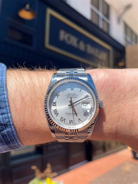 most unique rolex|rolex datejust 36mm on wrist.